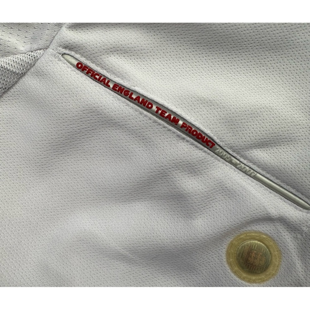 **SOLD** 2005-07 Vintage England Home Shirt Beckham - Picture 8 of 13